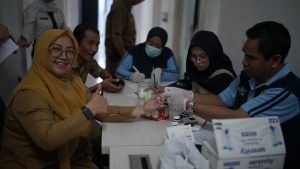 Dishubkominfo Kabupaten Tasikmalaya Gelar Pemeriksaan Kesehatan Bagi Para Pegawai